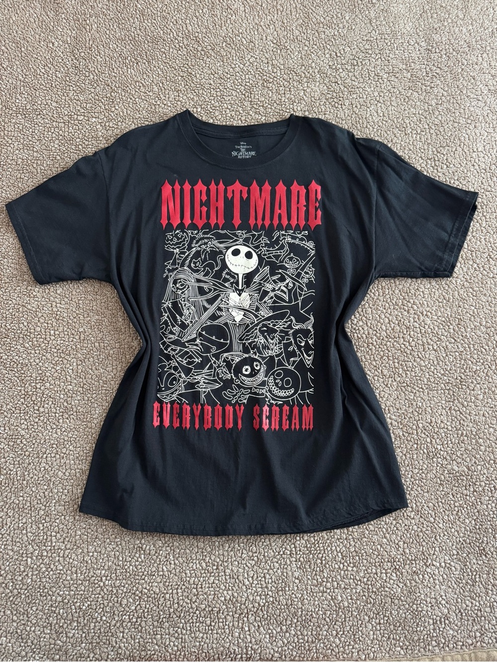 Disney The Nightmare Before Christmas Everybody Scream T-Shirt